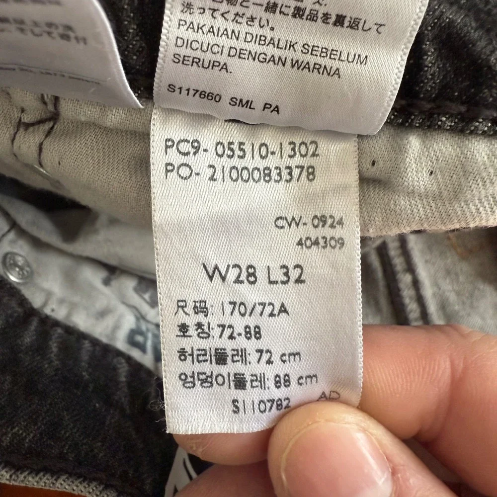 Levis fabric blend denim
